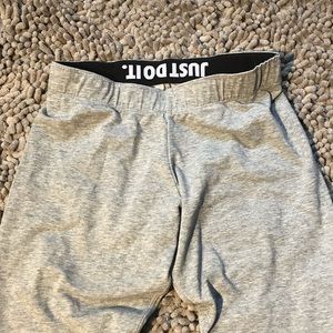 Grey cotton nike leggings